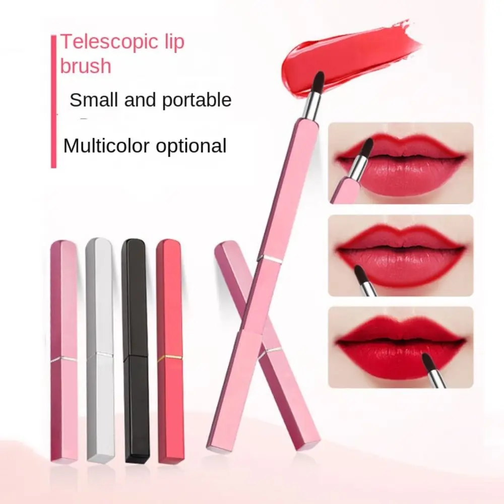 Nouveau pinceau à lèvres professionnel Portable rétractable Durable rouge à lèvres pinceau de maquillage lèvres outils de beauté