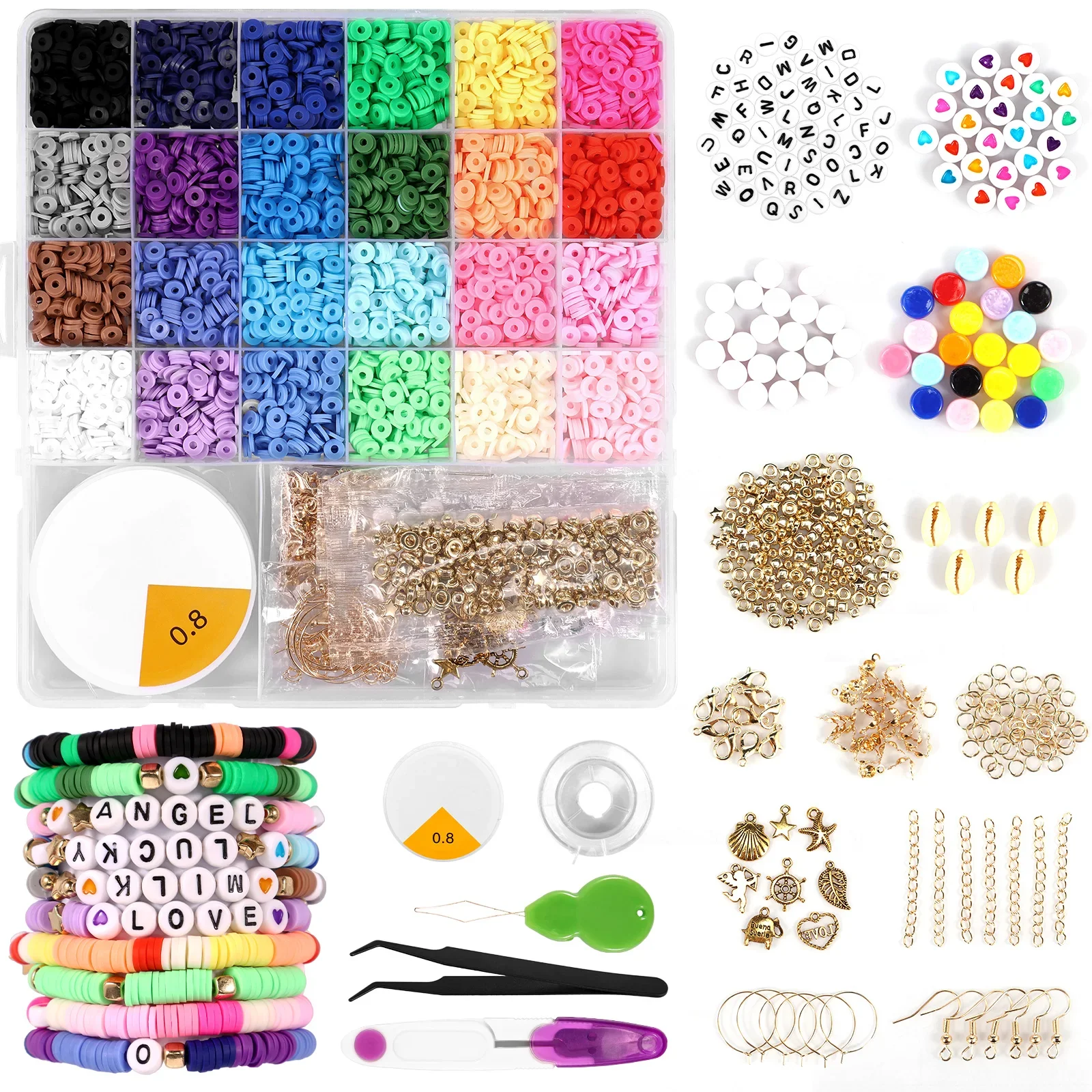 The Ultimate Guide to Bracket Making with the 6100-Piece Clay Bead Kit – Real Results from My Workshop