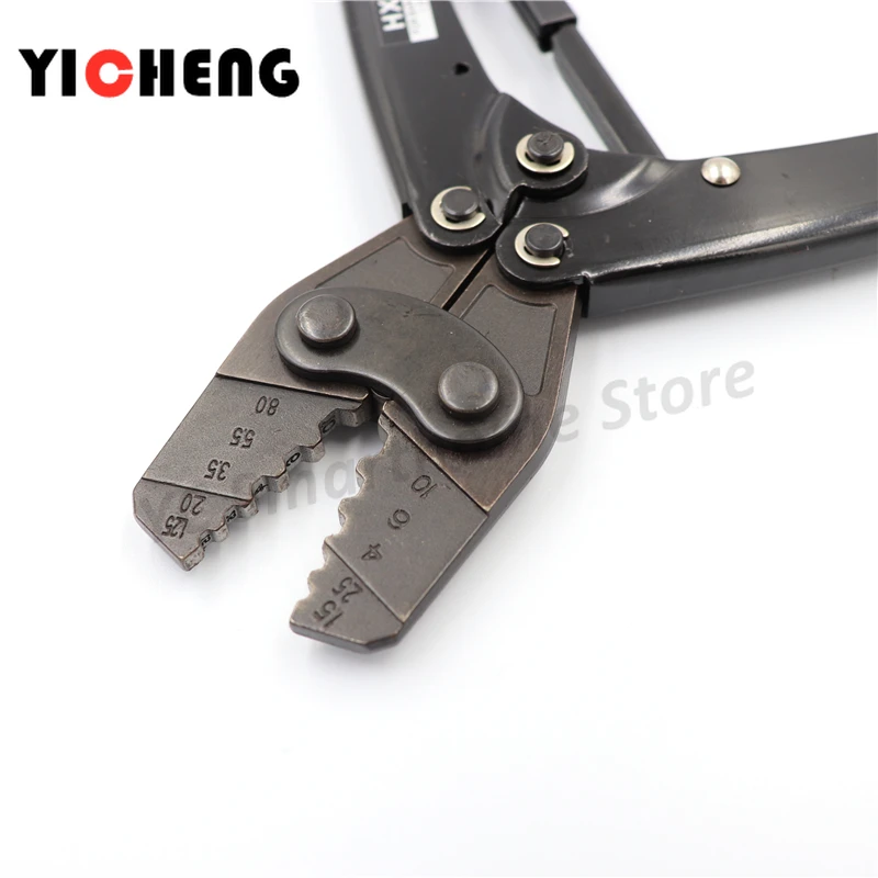 Tool HX-10 ratchet terminal crimping pliers effort type insulated electrician crimping pliers for terminal 1.5-10mm2 crimping