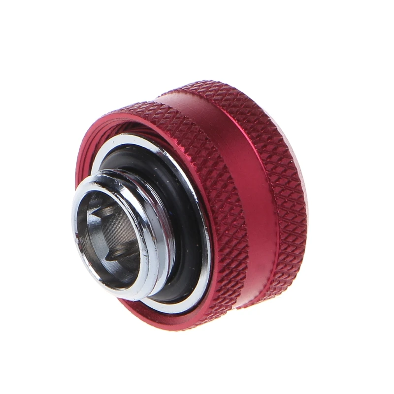 Raccordo a compressione per tubo rigido rigido a serraggio rapido G1/4" da 1 confezione per connettore per rinfresco del PC