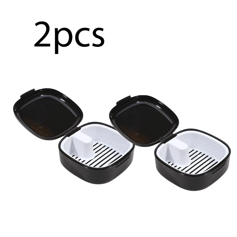

1pc Enture Storage Box Denture Elderly Portable Soak Box Invisible Braces Orthodontic Retainer Cleaning and Cleaning Boxes