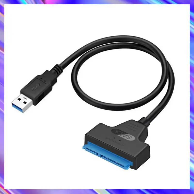 

6X USB-кабель Sata Адаптер Sata 3 к USB 3.0 Кабель-адаптер USB Sata Поддержка 2,5 дюйма Ssd Hdd Жесткий диск