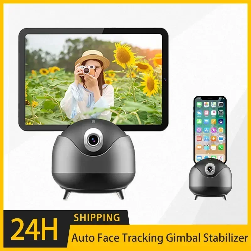 

Gimbal Stabilizer Auto Face Tracking AI Follow-Up Video Tripod Phone Tablet Tracking Holder 360 Rotation Selfie Stick