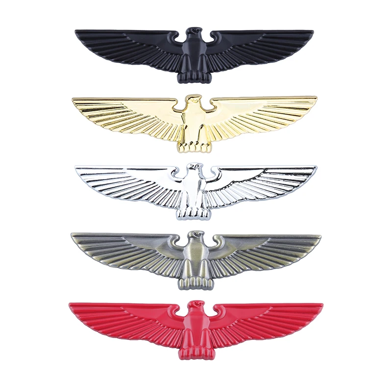 3D Metal Eagle Totem Car Logo Car Sticker Rights Game Dahong Spreads Wings 3D Personalized Creativity High End Car Sticker