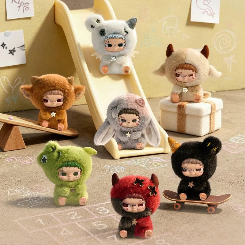 

Bad Kid Kippo The Mischief Crew Series Blind Box Toys Cute Kippo V3 Anime Figure Smart Aleck Doll Vinyl Plush Pendant Decor Gift