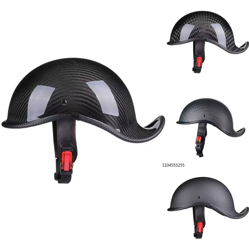 

Carbon Fibre Half Helmet DOT Safety Protection Moto Helmet Four Seasons Breathable Open Face Helmet Insert Liner Casque Moto