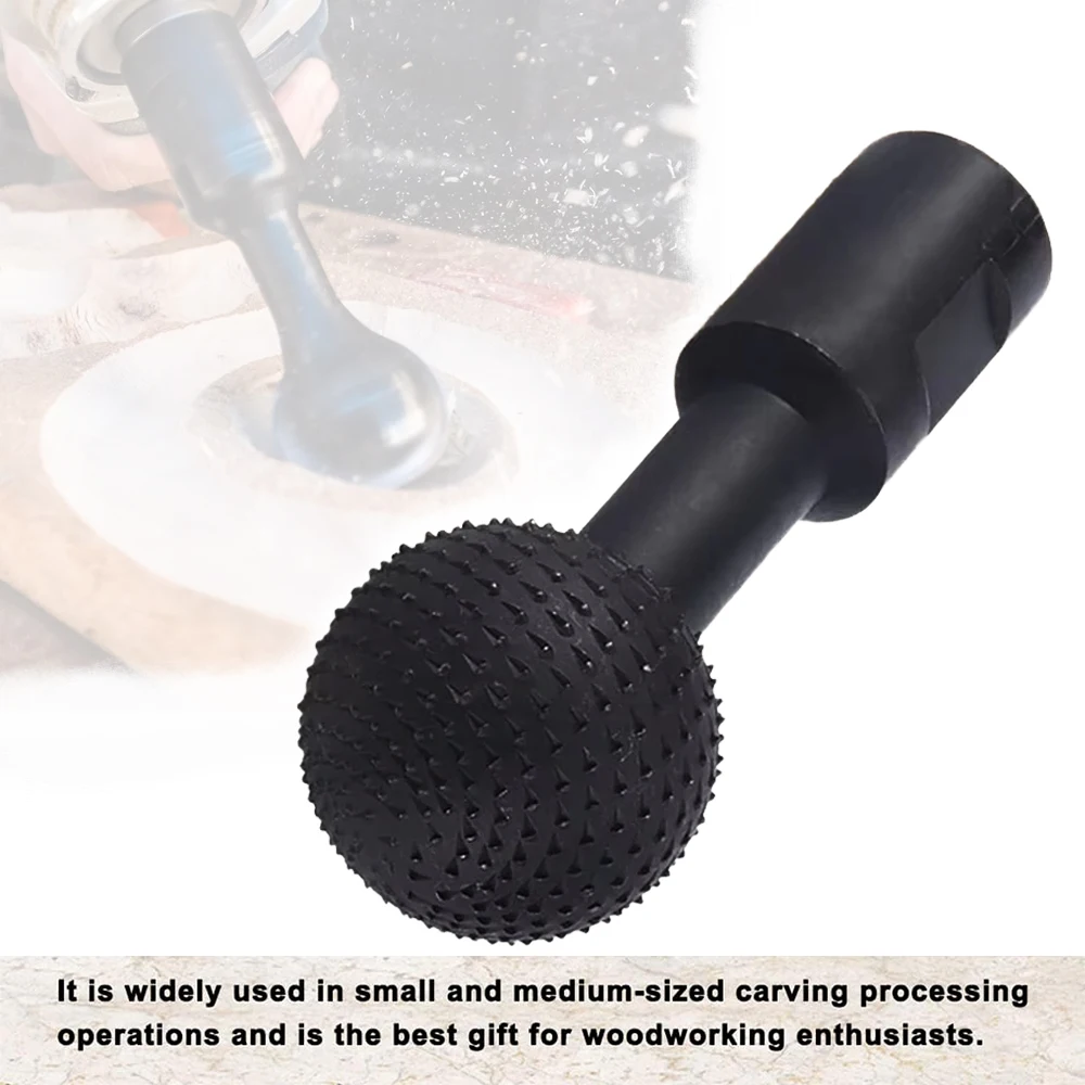 

10/14mm Sphere Rotary Grinding Head Wood Carving Polishing Engraving Drilling Bits Ball Gouge Grinding Head Angle Grinder Tool
