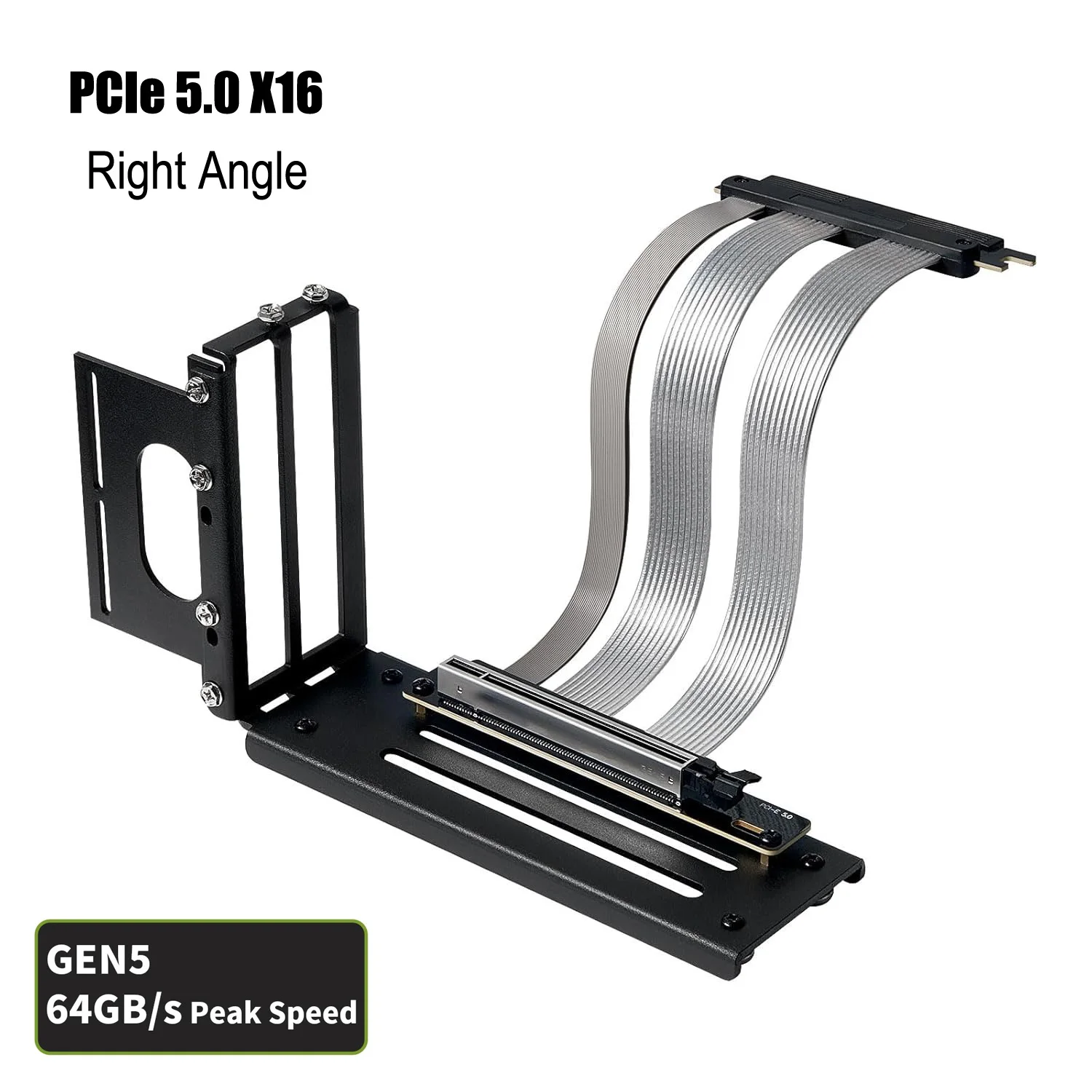 

Кабель-удлинитель Gen5 PCIe 5.0 для видеокарт PCI-E x16, 128 ГБ/с, 200 мм, для вертикального монтажа GPU RTX4090 RTX5090