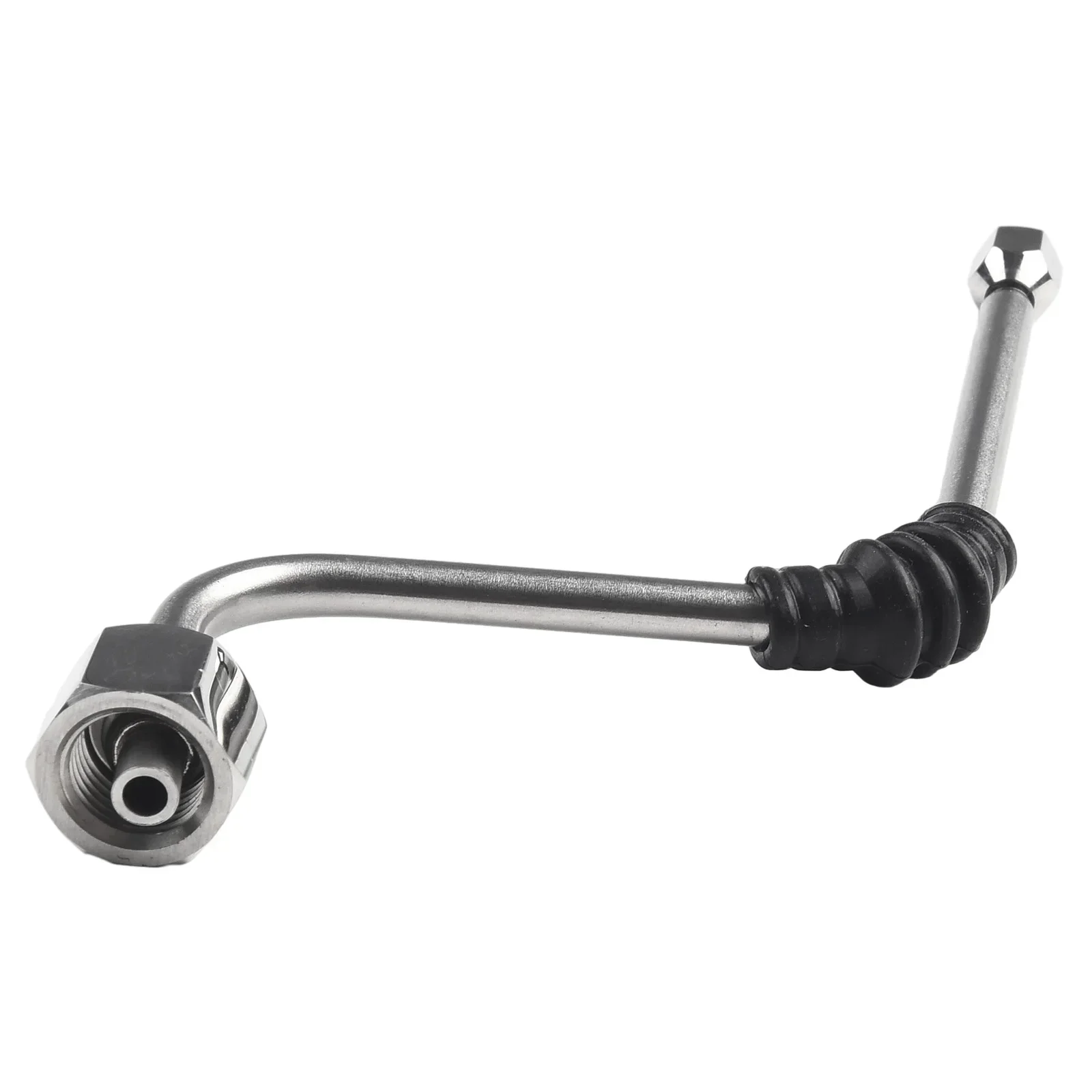 Stainless Steel Steam Wand Replacement for EC680 Espresso and Compatible Machines 6mm Diameter with Rubber Elbow