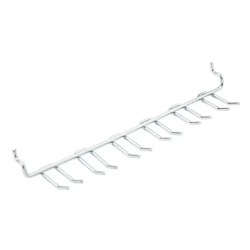 12 Hook Carbon Steel Hanging Tool Rack Multi Functional Screwdriver Storage Organizer for Garage Workshop Workbench
