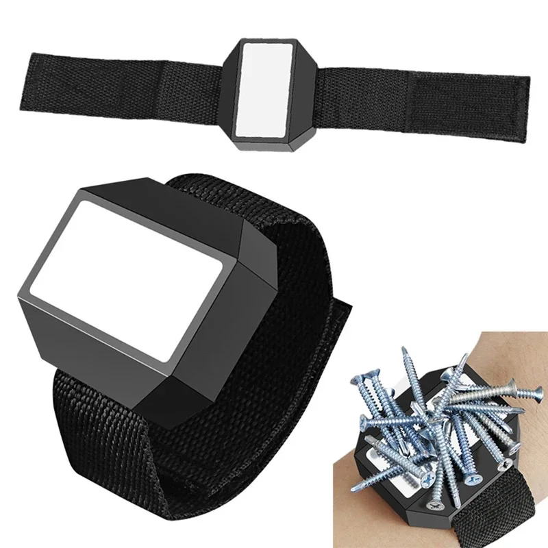 Magnetic Wrist Tool Holder With Strong Magnet For Screws Nuts Bits Adjustable Bracelet For Carpenters Electricians DIY
