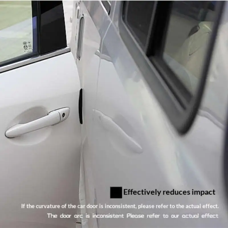 4pcs Universal Car Sticker Door Edge Guards Molding Protection Strip  Protector Car Crash Barriers Door Guard Collision