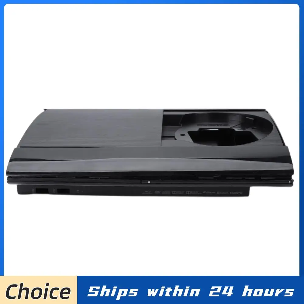 Complete Housing Shell Case  for PS3 Super Slim 4K 4000 Full Kit Game Console Case New Console Faceplate Cover Black with Screws