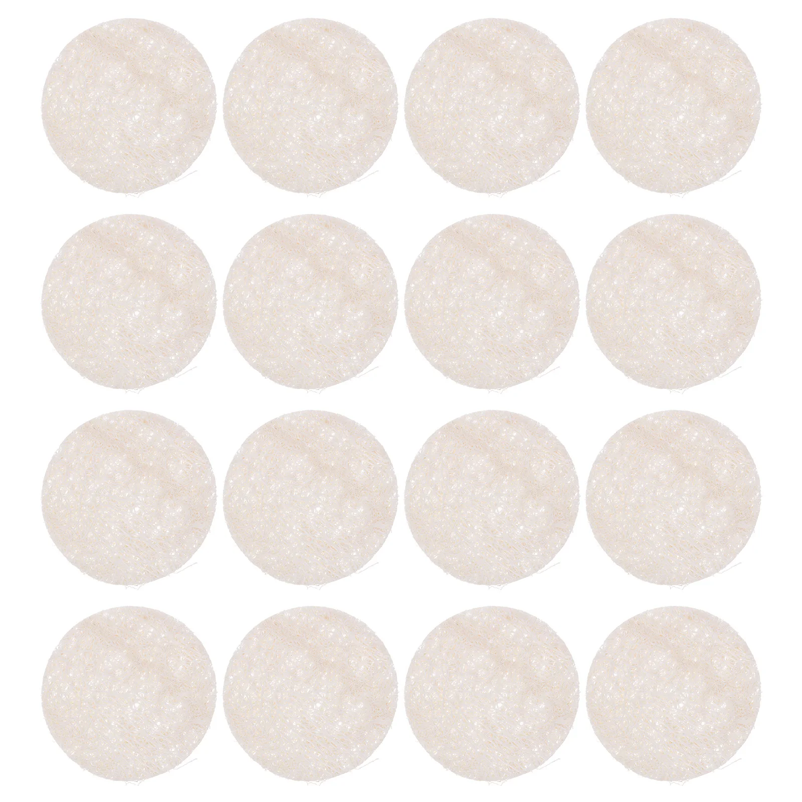 

18pcs 6x6cm Loofah Sponge Pads Natural Exfoliating Face Scrubber Deep Cleansing Facial Skin Care Body Spa Shower Gifts