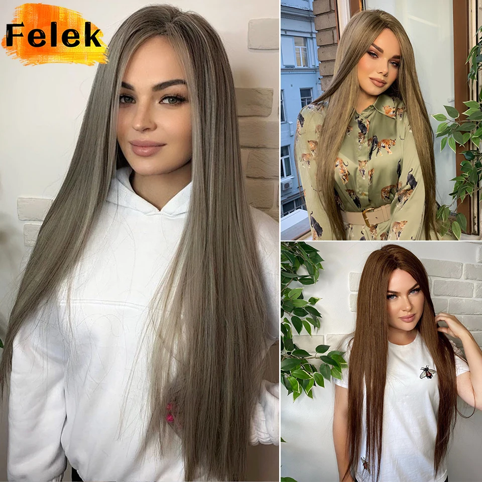 3개/세트 합성 아리엘 스트레이트 포니테일 헤어 30인치 퍼플 크로셰 브레이드 익스텐션 본 스트레이트 브레이딩 익스텐션 여성용