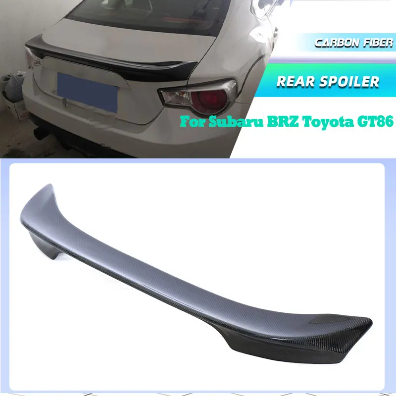 

Carbon Fiber Car Rear Trunk Spoiler Wings for Subaru BRZ Toyota GT86 Coupe 2012-2018 Racing Rear Spoiler Boot Wing Lip Body Kit