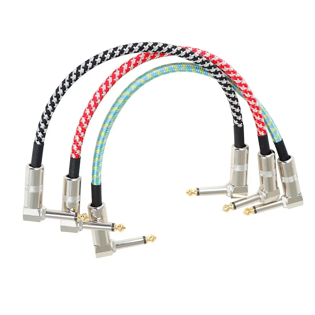 

3 Pcs Audio Line Bass Cable Electric Guitar Keyboard Noise Reduction Wire Amplifier Speaker Stage Installation High Fidelity