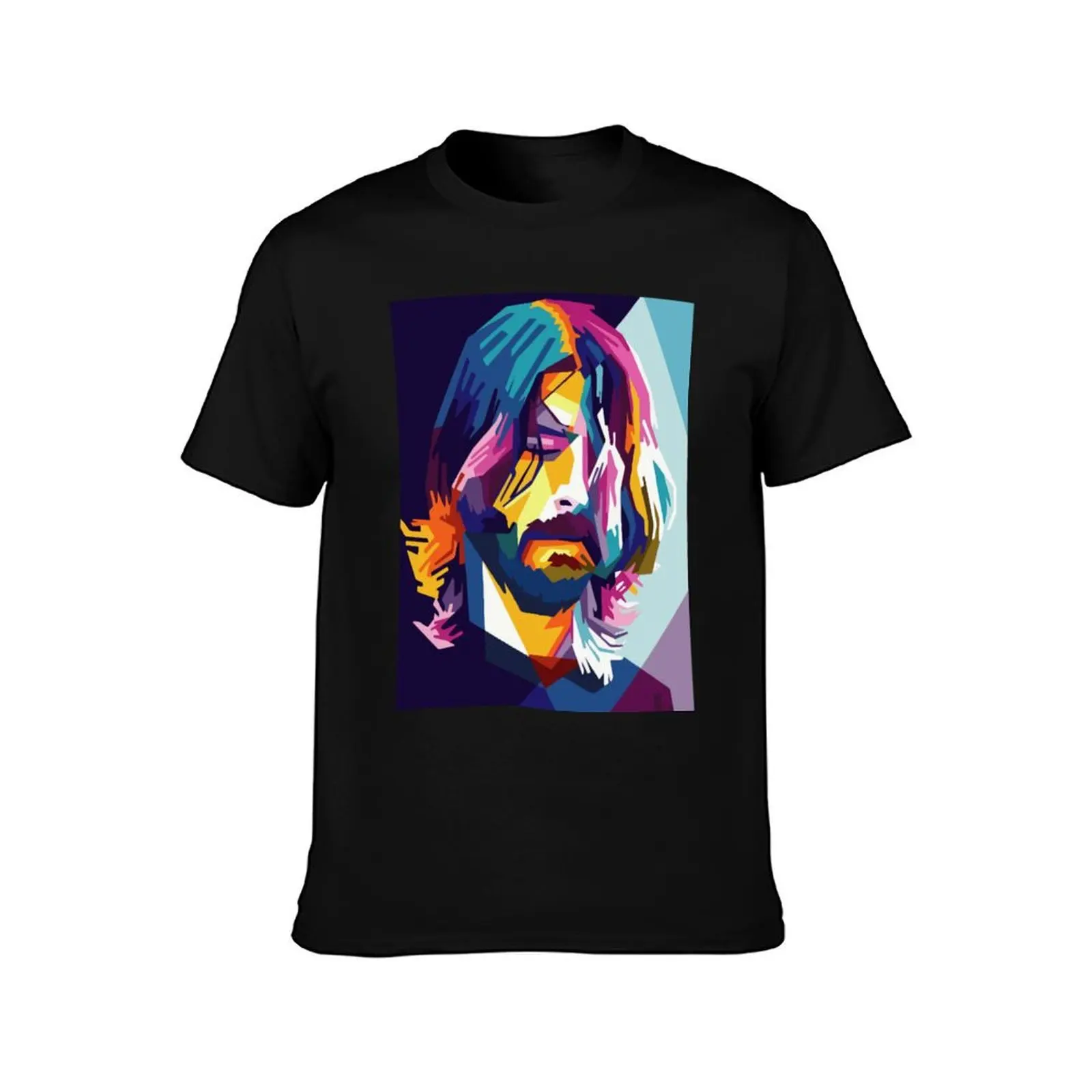 DAVE GROHL T-Shirt Summer Casual Cotton Tee Oversized Streetwear Tops Vintage Graphic Print Loose Fit Short Sleeve