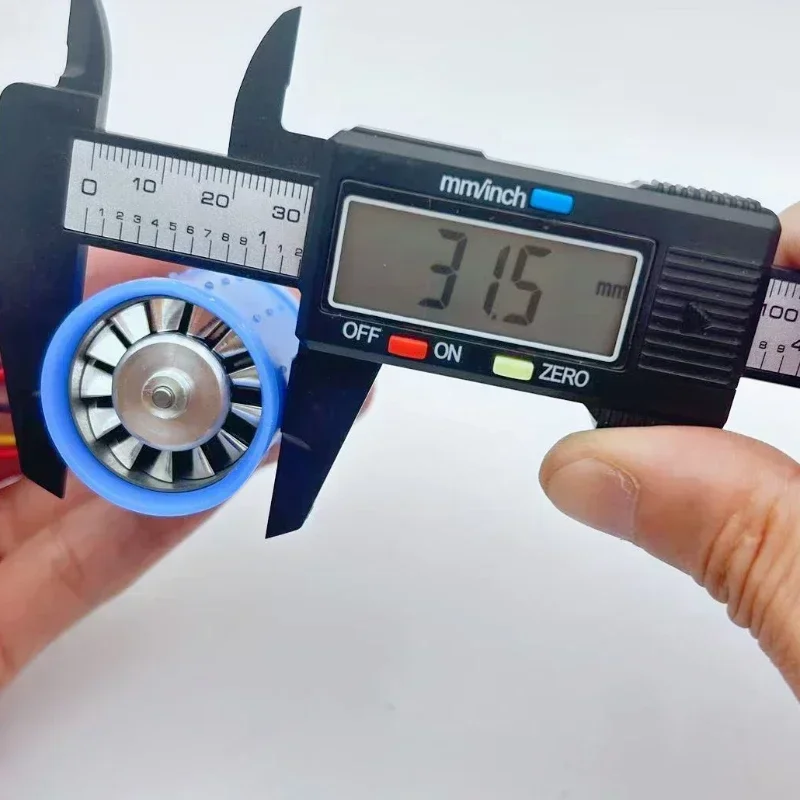 Kipas Saluran Tanpa Sikat Mikro 12V/24V 100.000 RPM, Impeler Aluminium untuk Pengering Rambut