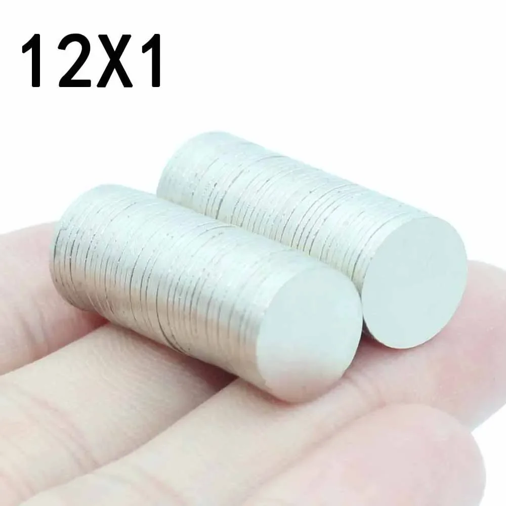 

5/10/20/30/50 Pcs 12x1 Neodymium Magnet 12mm x 1mm N35 NdFeB Round Super Powerful Strong Permanent Magnetic imanes Disc 12*1