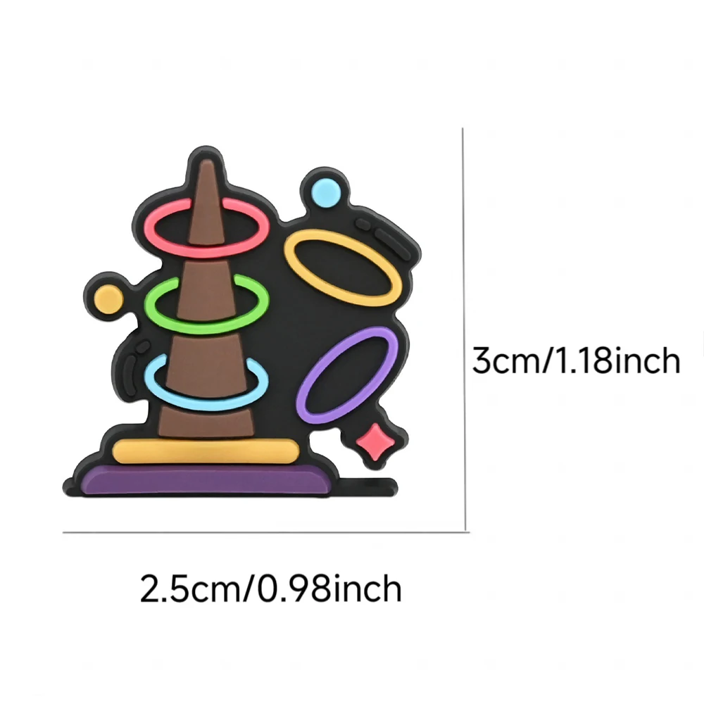 12pcs Cartoon Game Console Series PVC Shoes Accessories Fit with Hole wristbands DIY Shoe Decorations Creativity Gifts