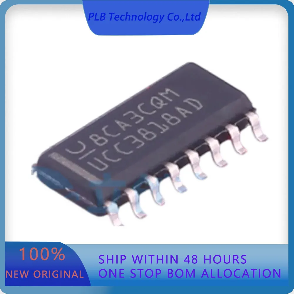 10PCS UCC3818ADR UCC3818 85kHz~115kHz 12V~18V SOIC-16 AC-DC Controllers and Regulators  Original Stock