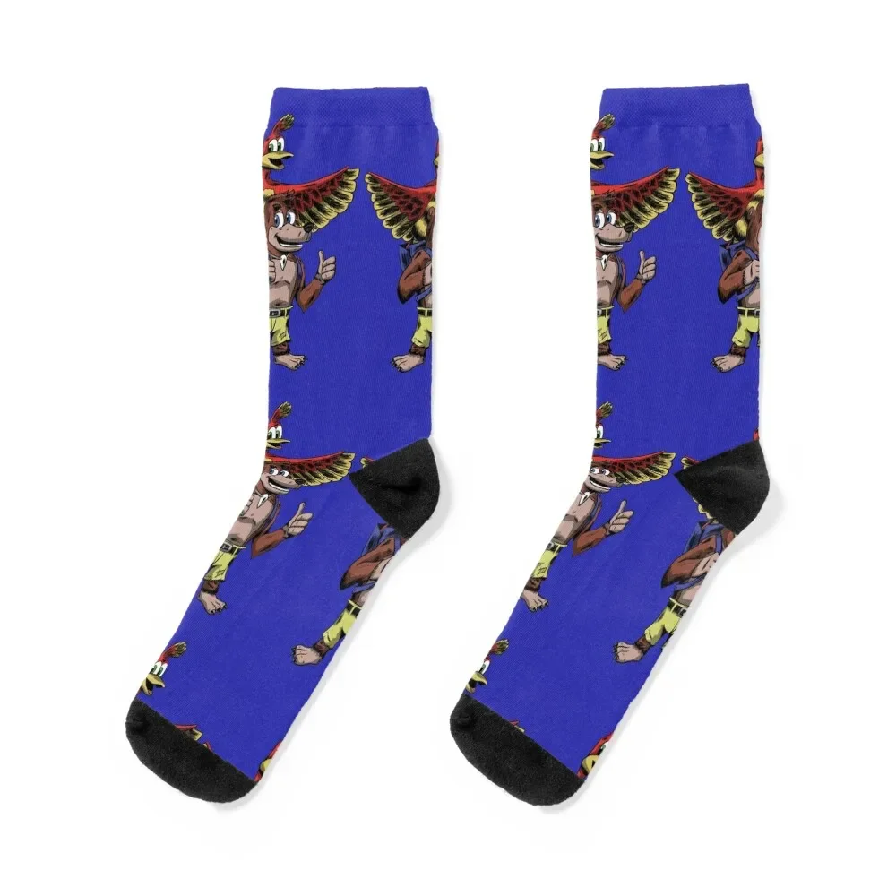 

Banjo Kazooie Socks gym retro compression sport Socks Women's Men's Run Christmas cartoon Socks Girl Men's