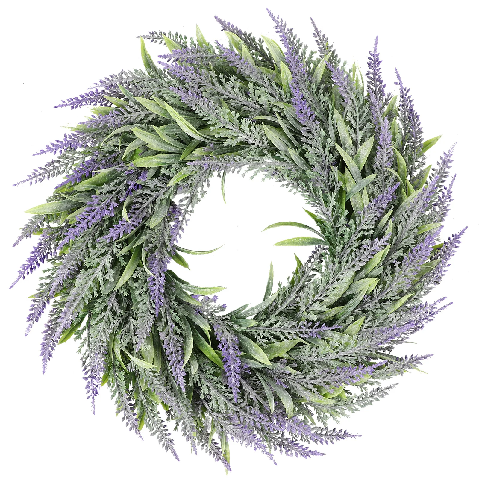

1Pcs Premium Material Lavender Wreath Creative Indoor Outdoor Party Decor Garland Floral Wreath Lavender Party Garland
