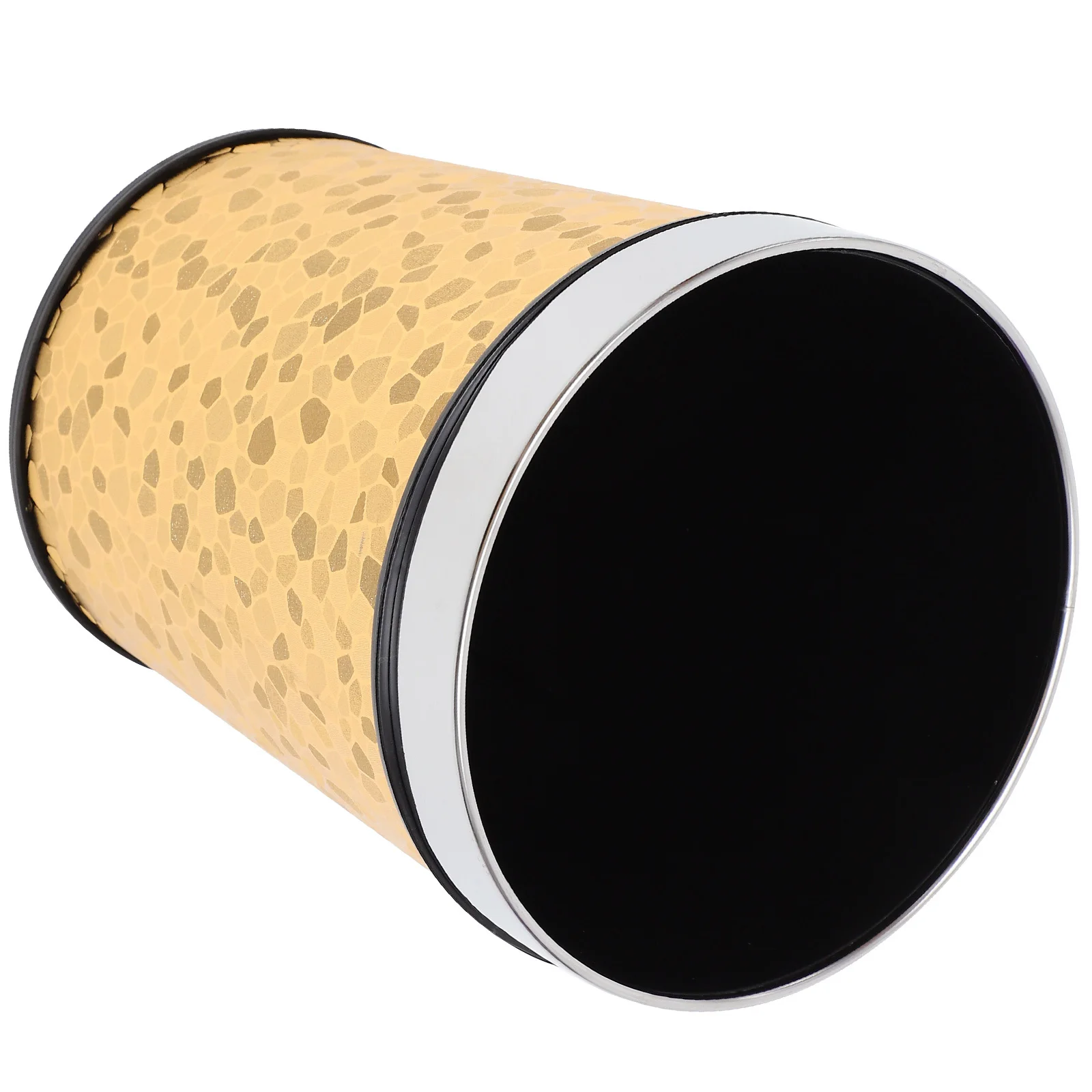 

Retro Style No Lid Trash Can Large Capacity PP and Material Kitchen Garbage Bin for Home Office Bathroom Living Room