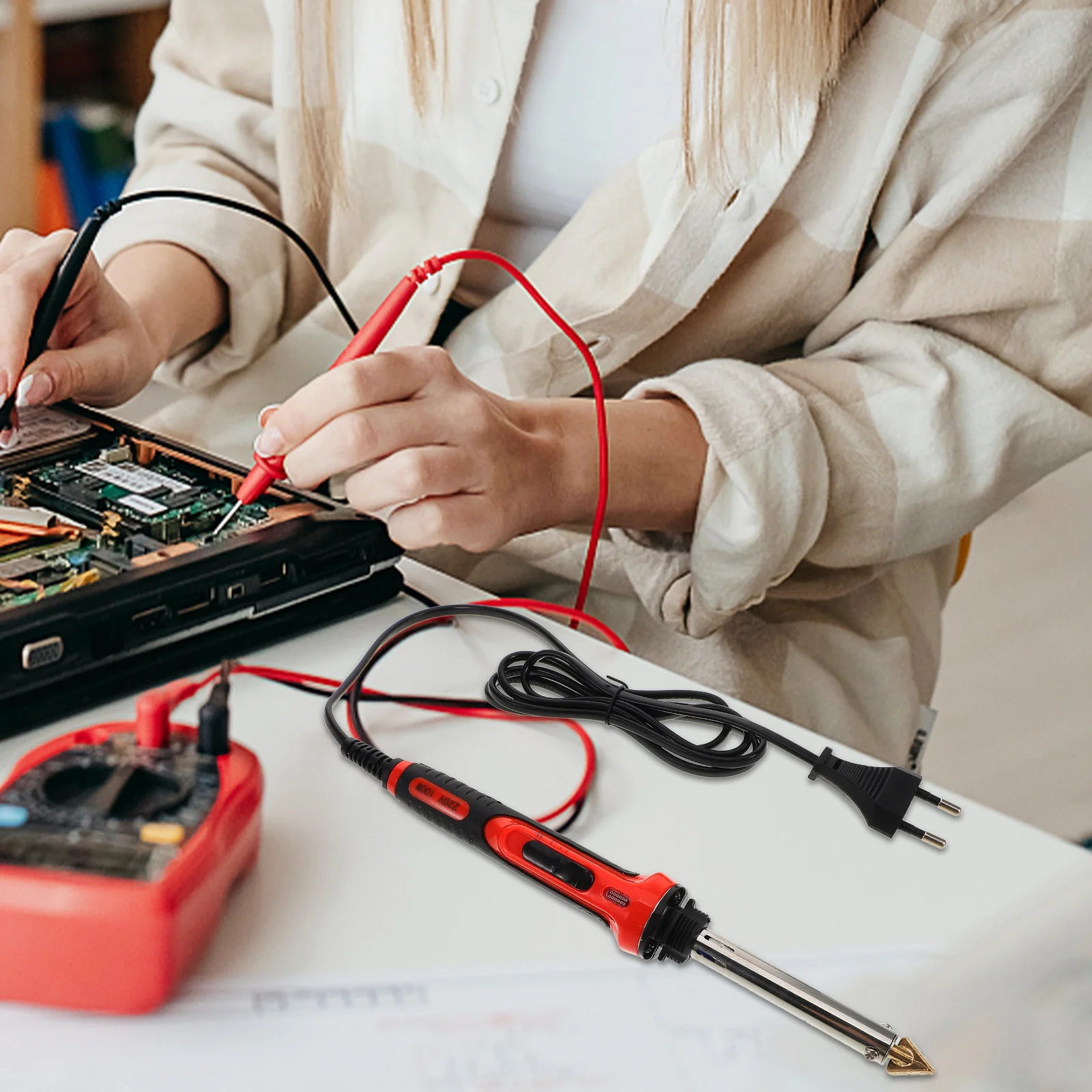 

1Set Plastic Welding Soldering Iron Kit Professional Car Bumper Repair Kit Kayak Plastic Parts Welder Tool Eu Plug