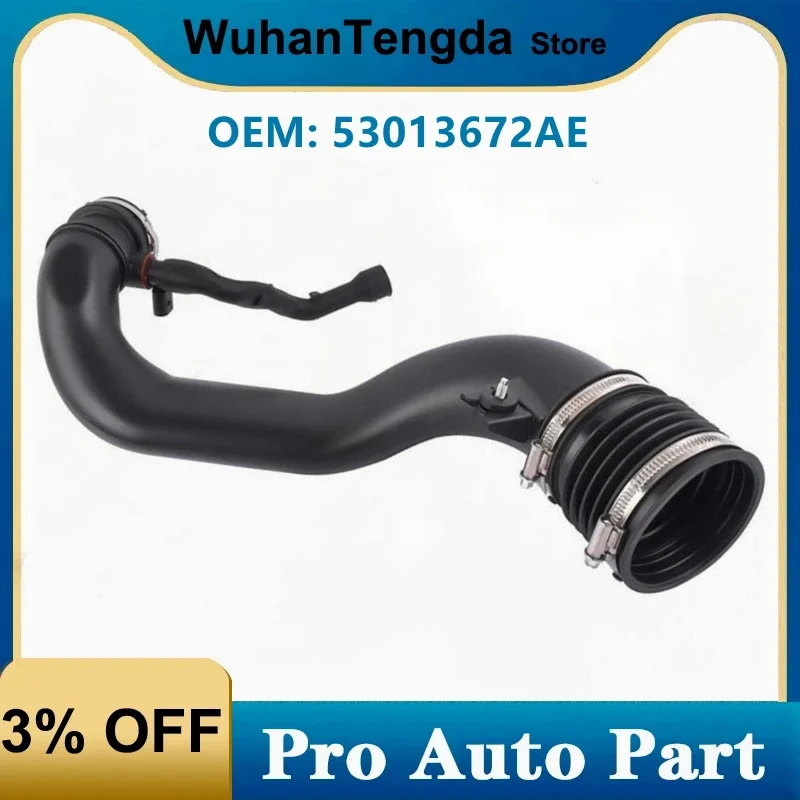

53013672AE Engine Turbocharger Air Intake Hose Intercooler Pipe for Jeep Grand Cherokee III WH 3.0 V6 05-10