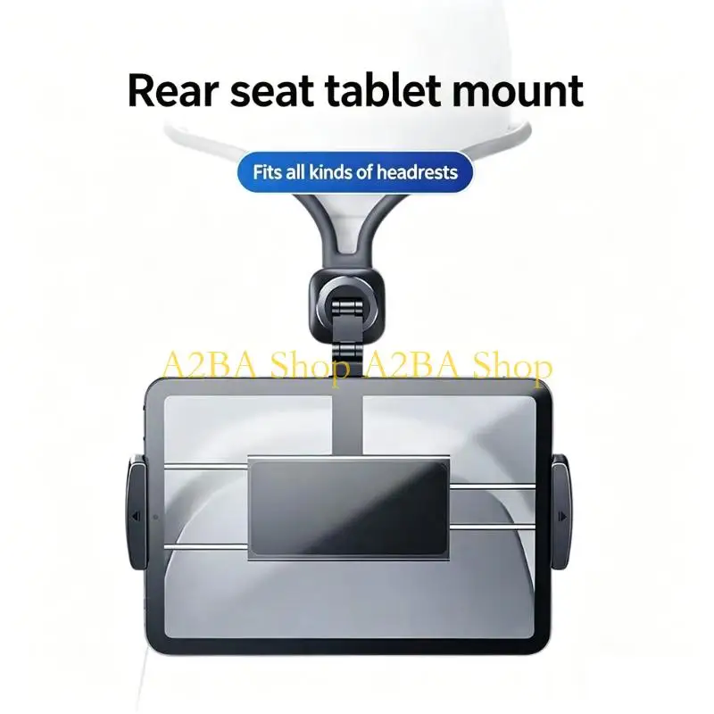 

A2BA Adjustable Backseat Car Tablets Stand Compatibles Most Vehicles And 4.7 To 12.9Inch Devices Holder