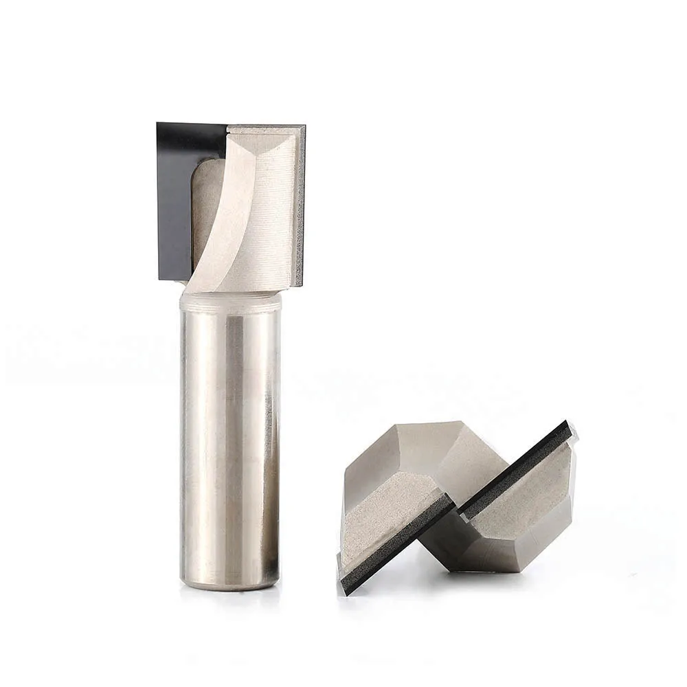 Vsharp  1/2 Shank Diamond Cleaning Bottom End Mill Woodworking Cutter Slotter Machine CNC Engraving Tool PCD Router Bit