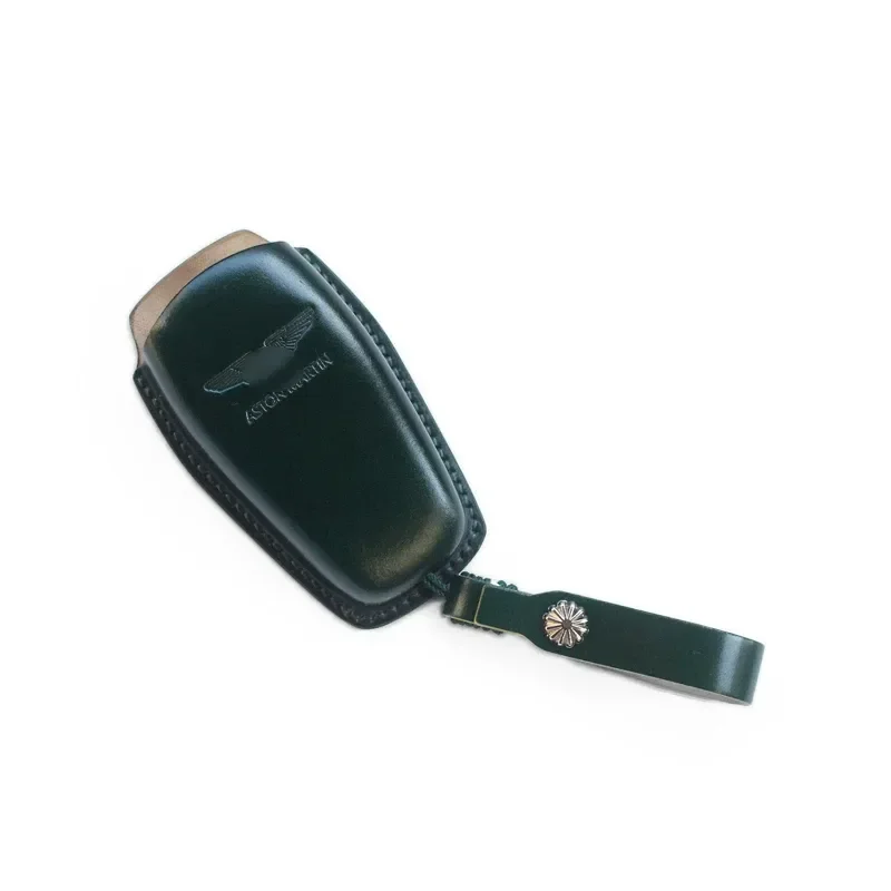 for Aston Martin DB11 V8 Vantage Horse Hip Leather Creative Key Bag Handmade Three Dimensional Key Cover