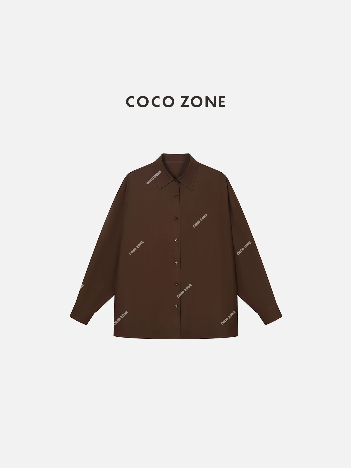 

Хлопковая рубашка Zone00 с воротником, осенняя, женская, премиум-класса, модная, стандартного кроя, тонкая, летняя, 100% хлопок