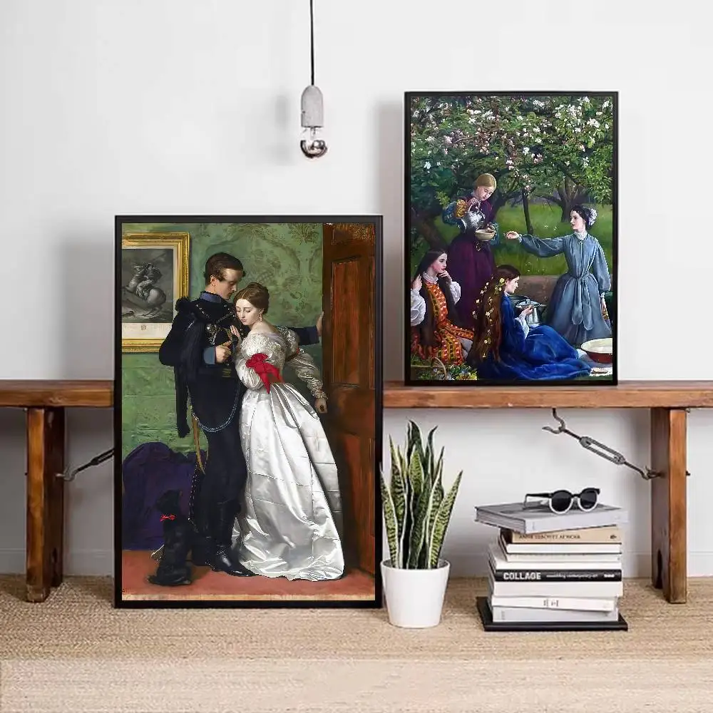 Art Sir John Everett Millais Paintings Artwork Poster HD Posters Home Room Bar Cafe Decor Wall Art Painting Picture
