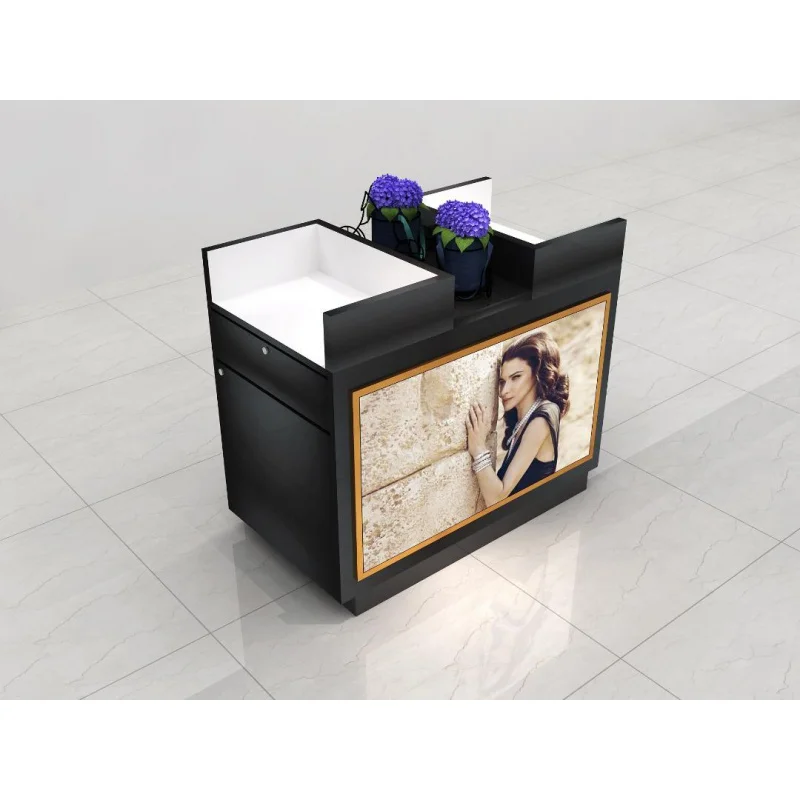 Custom, High End Jewellery Display Cabinet Jewelry Showcase Fashion Jewelry Display Stand Kiosk in Shopping Mall