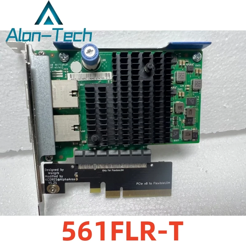 For HP 561FLR-T 700700-B21 701525-001 10GB 700699-B21 with Riser Card Second Hand 90% New