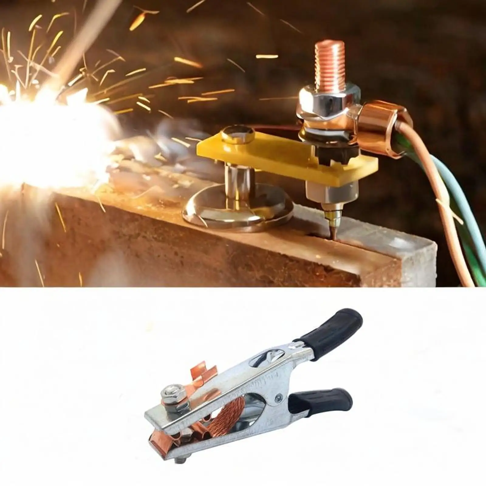 

Welding Ground Clamp 500A Good Conductivity Professional Welding Clamp