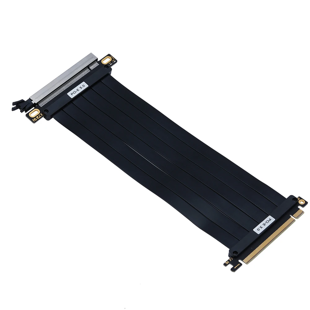 Tarjeta extensora Flexible de alta velocidad PCIe 3,0 X16, Cable de extensión GPU, puerto de extensión, adaptador de 180 grados, Cable de extensión PCIE 3,0