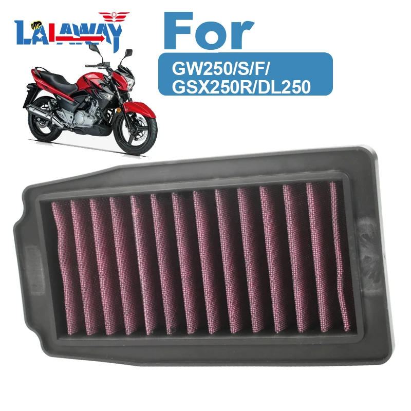 

Motorcycle Air Filter Motor Bike Intake Cleaner For Suzuki GW250/S/F/GSX250R/DL250, Air Filter