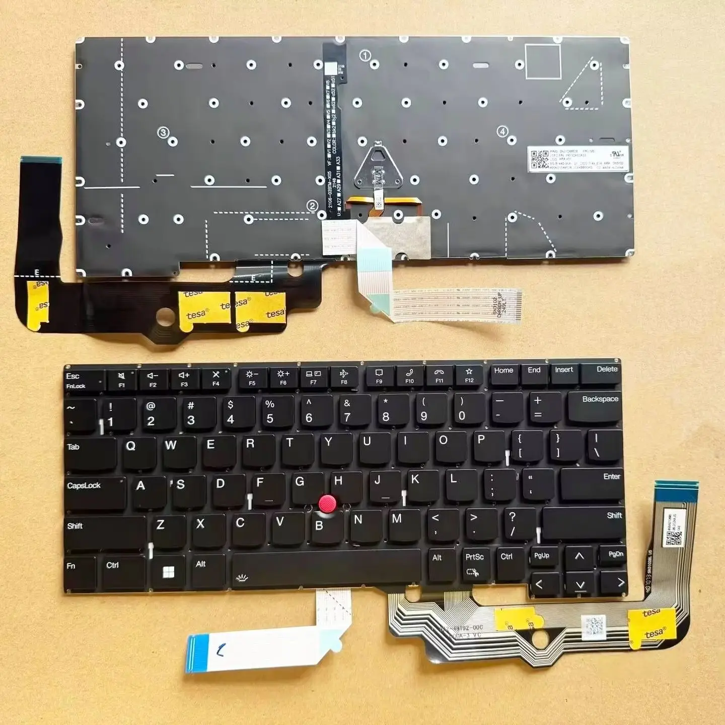 Layout with Backlit Replacement Keyboard for Lenovo ThinkPad T14S Gen3 Laptop Keyboard