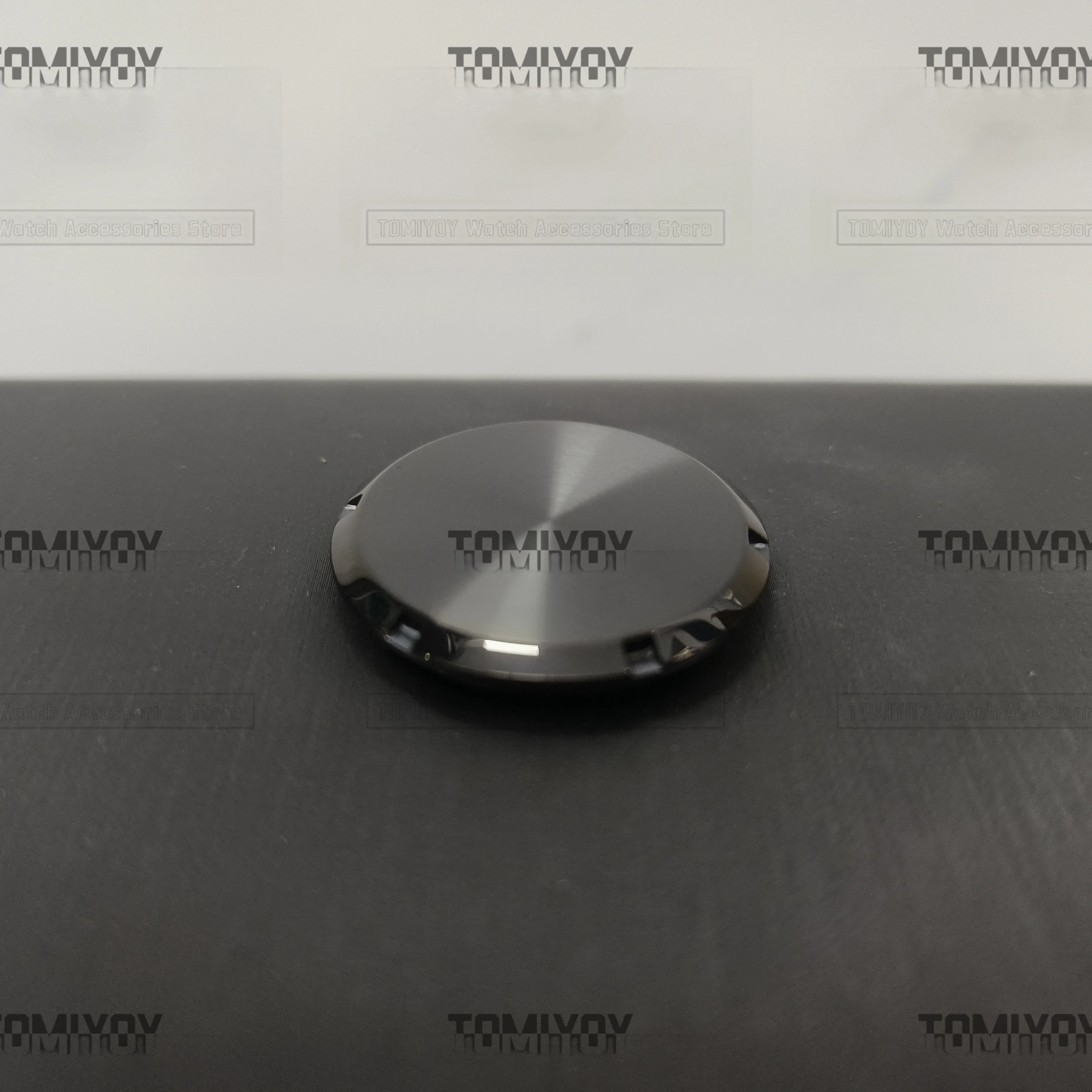 Relógio de aço inoxidável tampa traseira, Mod preto, sólido, apto para SKX6105, SKX007, SKX009, NH35, NH36 movimento