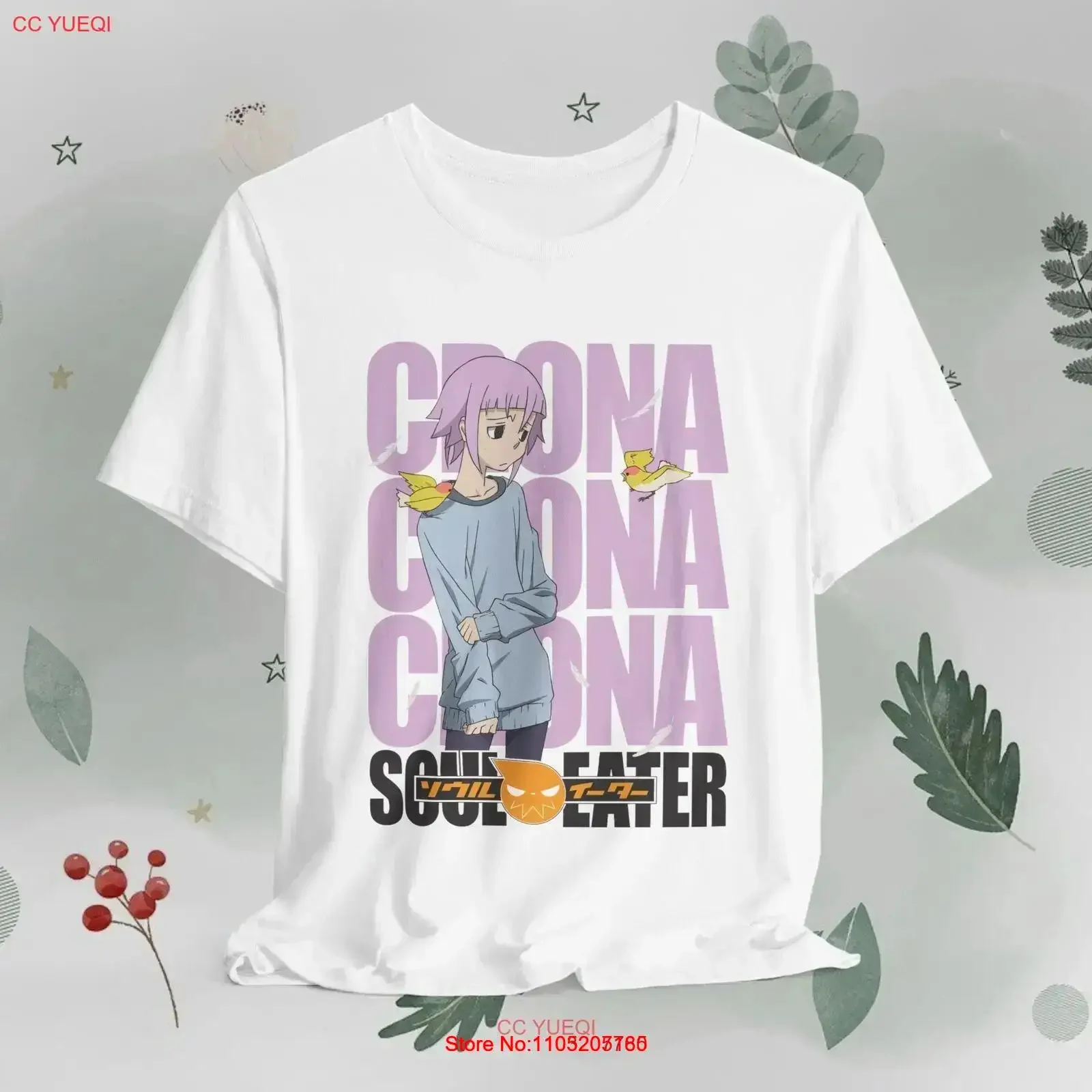 Soul Eater Crona Fan Made t shirt Anime Manga Atsushi Ohkubo Shinigami vintage Washed graphic fashion streetwear Comfortable