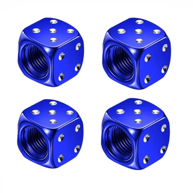 Tampas de válvula de pneu de carro de alumínio, 4 unidades, liga hexagonal, tampa hermética, à prova d'água, poeira para automóveis, motocicletas, caminhões, bicicletas