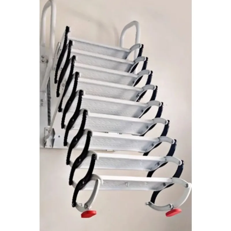 Wall-mounted Loft Telescopic Ladder Household Indoor and Outdoor Lifting Retractable Invisible Ladder