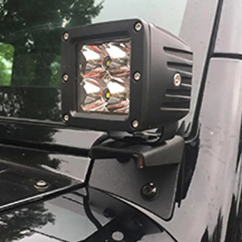 Windshield Light Bracket For Mounting 1 Pair Offroad Vehicle Brackets For Hinge Light Pillar Hood Light Mount Bracket Work Light