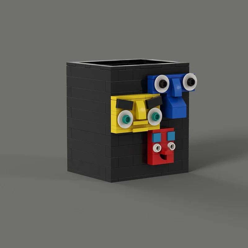 171 pièces MOC monstre porte-stylo engrenage articles ménagers modèle blocs de construction jouet créatif idée cadeau de noël éducation brique anniversaire