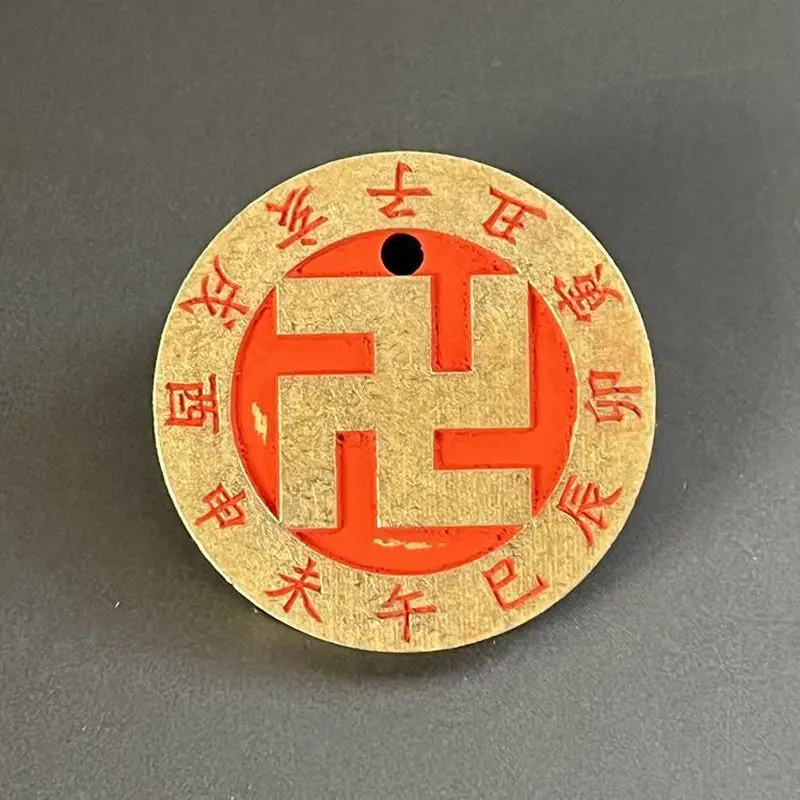Antique-style, meticulously hand-carved, new release featuring a ten-thousand-character Eight Trigrams design Spending money, co