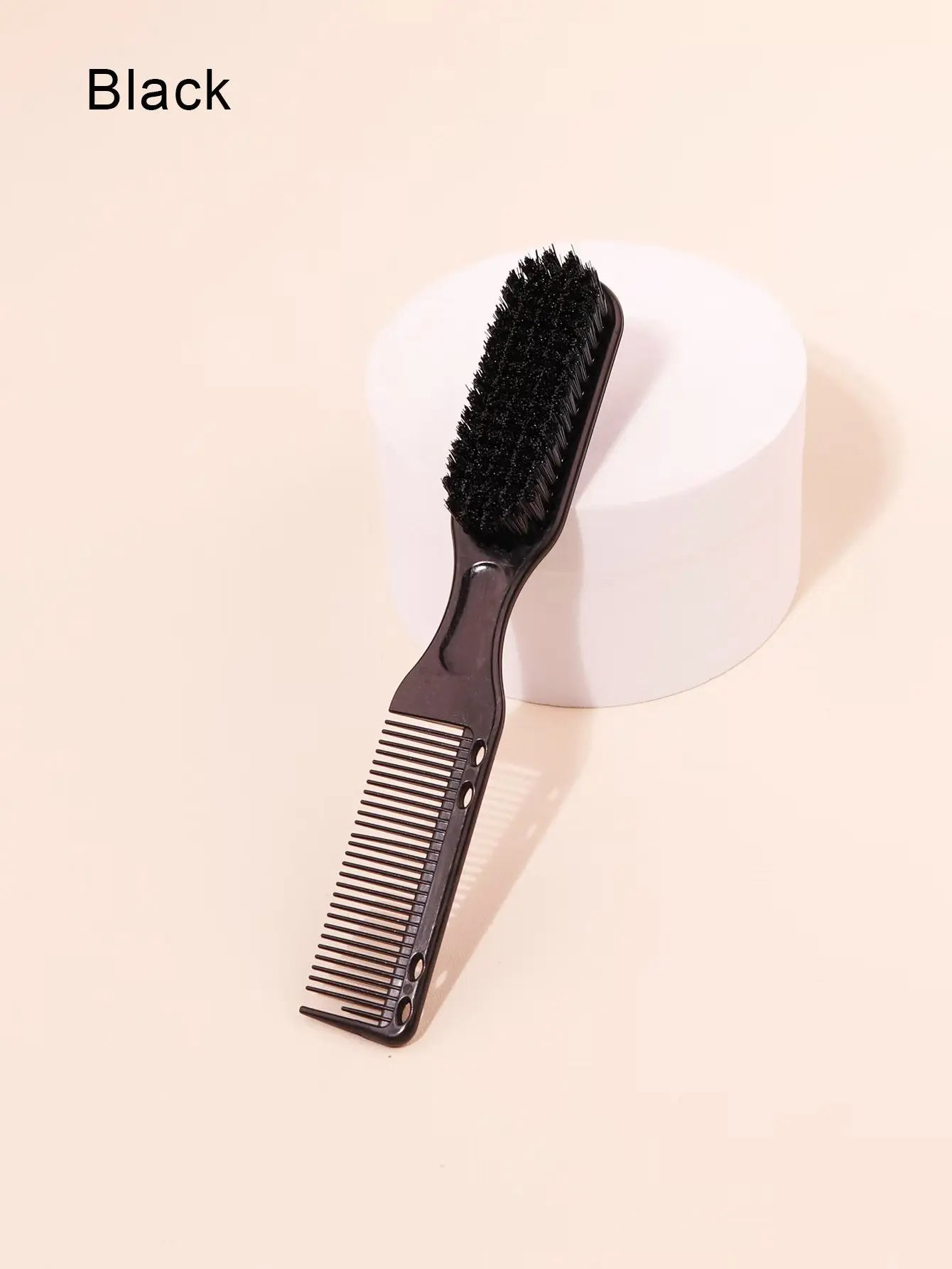 Juego de belleza para barba de 4 piezas para hombre, con cepillo para barba, cepillo de limpieza, peine para barba de doble función, set de regalo, especial para pelucas de cabello real